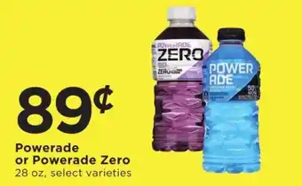 Powerade or Powerade Zero