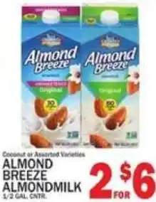 C Town Almond Breeze Almondmilk offer