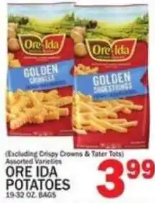C Town Ore Ida Potatoes offer