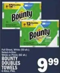 C Town Bounty Doubles Towels offer