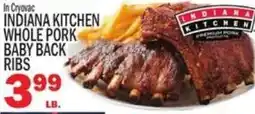 C Town Indiana kitchen whole pork baby back ribs offer