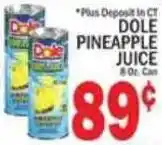 C Town Dole pineapple juice offer