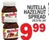 C Town Nutella hazelnut spread offer