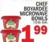 C Town Chef boyardee microwave bowls offer