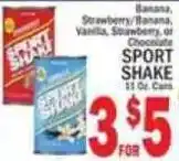 C Town Sport Shake offer