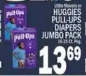 C Town Huggies pull-ups diapers offer