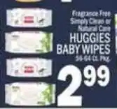 C Town Huggies baby wipes offer
