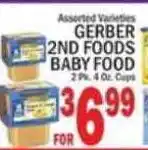 C Town Gerber 2nd Foods Baby Food offer