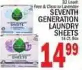 C Town Seventh Generation Laundry Sheets offer