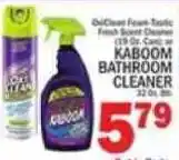 C Town Kaboom bathroom cleaner offer