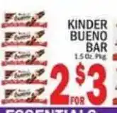 C Town Kinder Bueno Bar offer