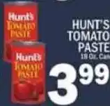 C Town Hunt's Tomato Paste offer