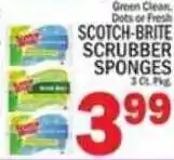 C Town Scotch-Brite scrubber sponges offer