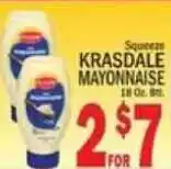 C Town Squeeze Krasdale Mayonnaise offer