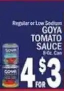 C Town Goya tomato sauce offer