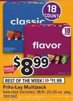 Giant Food Frito-Lay Multipack offer