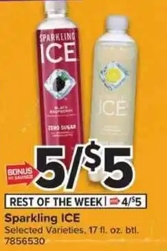 Giant Food Sparkling ICE offer