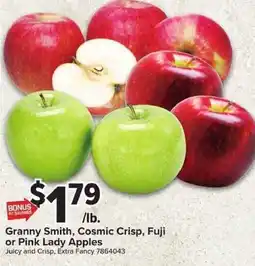 Giant Food Granny Smith, Cosmic Crisp, Fuji or Pink Lady Apples offer
