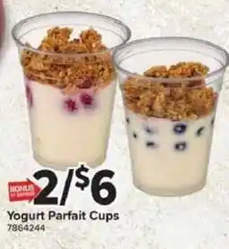 Giant Food Yogurt Parfait Cups offer