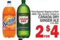 C Town Canada Dry Ginger Ale offer