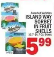 C Town Island Way Sorbet in Fruit Shells offer