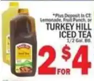 C Town Turkey hill iced tea offer