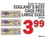 C Town Eggland's Best Cage Free Large Eggs offer