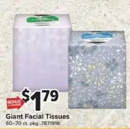Giant Food Giant Facial Tissues offer