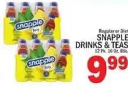 C Town Snapple Drinks & Teas offer
