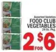 C Town Food Club Vegetables offer