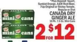 C Town Canada Dry Ginger Ale offer