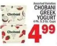 C Town Chobani Greek Yogurt offer