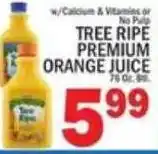 C Town Tree Ripe Premium Orange Juice offer