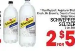 C Town Schweppes Seltzer offer
