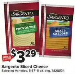 Giant Food Sargento sliced cheese offer