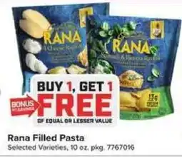 Giant Food Rana Filled Pasta offer