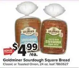 Giant Food Goldminer Sourdough Square Bread offer