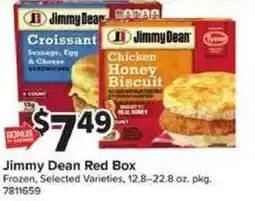 Giant Food Jimmy Dean Red Box offer