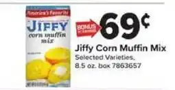 Giant Food Jiffy corn muffin mix offer