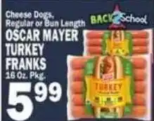 C Town Oscar Mayer Turkey Franks offer