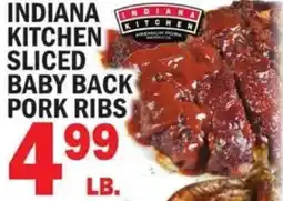C Town Indiana kitchen sliced baby back pork ribs offer
