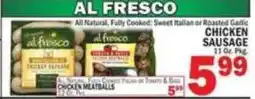 C Town Al Fresco Chicken Sausage offer