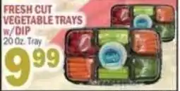 C Town Fresh Cut Vegetable Trays with Dip offer