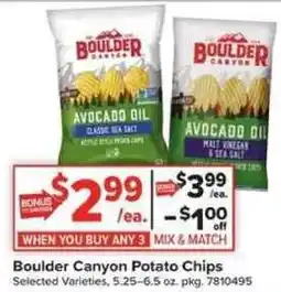 Giant Food Boulder Canyon Potato Chips offer