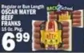 C Town Oscar Mayer Beef Franks offer