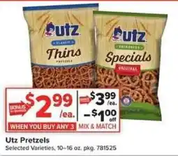 Giant Food Utz Pretzels offer