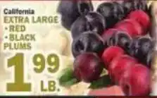C Town California Plums offer