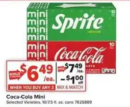 Giant Food Coca-Cola Mini offer