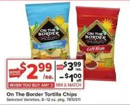 Giant Food On The Border Tortilla Chips offer