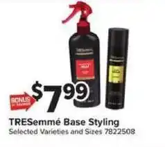 Giant Food Tresemme Base Styling offer
